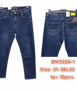 Spodnie JEANSOWE MĘSKA,size 31-38,Paczka 10szt, 1kolor