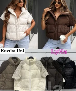 Kurtki Damskie WŁOSKA,Size uni,paczka 6szt, mix kolor
