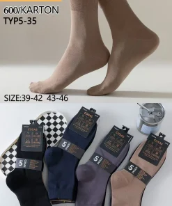 Skarpety MĘSKIE,Size 39-46,paczka 40szt, mix kolor