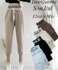 Spodnie Damskie,Size s/m-l/xl,paczka 12szt, mix kolor