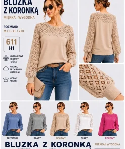 Bluzki Damskie,Size m/l-xl/2xl,paczka 12szt, mix kolor