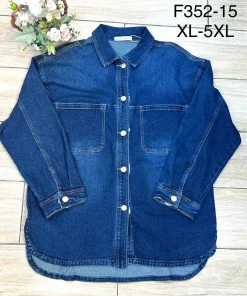 Kurtki Jeansowe Damskie,size xl-5xl,paczka 10szt ,1kolor