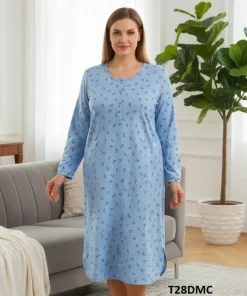 Koszule nocne damskie,size l-4xl, Paczka 10szt ,mix kolor