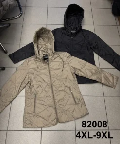 Kurtki damskie ,size 4-9xl,,Paczka 6szt ,1kolor