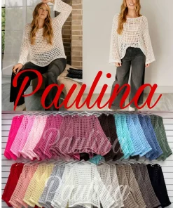 Swetry Damskie WŁOSKA,Size uni,paczka 6szt, mix kolor