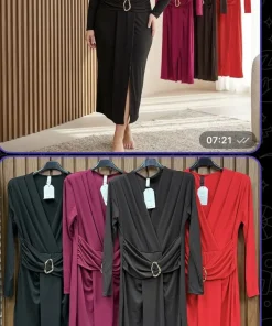 Sukienki Damskie WŁOSKA,Size uni,paczka 6szt, mix kolo