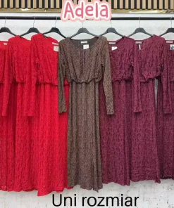 Sukienki Damskie WŁOSKA,Size uni,paczka 6szt, mix kolor