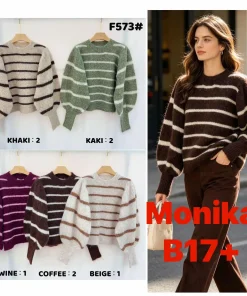 Swetry Damskie WŁOSKA,Size uni,paczka 8szt, mix kolor