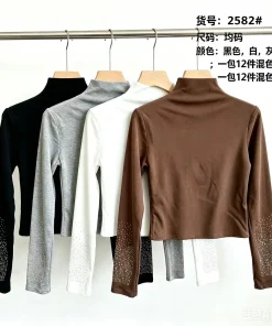 Bluzy Damskie, size uni,Paczka 12szt ,mix kolor