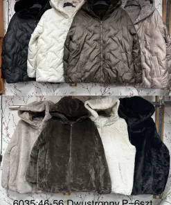 Kurtki damskie ,size 46-56,Paczka 6szt ,1kolor