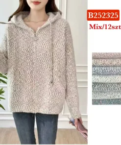 Swetry Damskie ,size uni,paczka 12szt,mix kolor