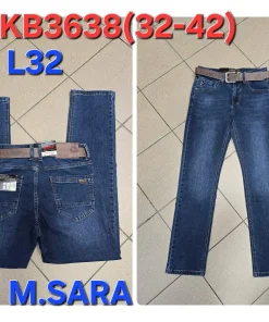 Spodnie JEANSOWE MĘSKIE,Size 32-42,paczka 12szt, 1 kolor