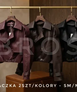 Kurtki skórzane Damskie, size s/m-m/l,Paczka 2szt ,1kolor