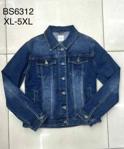 Kurtki Jeansowe Damskie,size xl-5xl,paczka 10szt , 1kolor