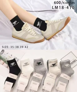 Skarpety Damskie,size 35-42,Paczka 40szt ,mix kolor