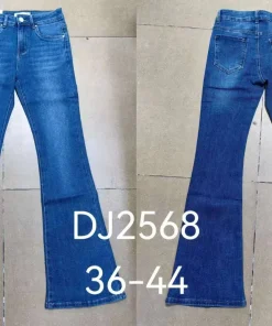 Jeansy Damskie,size 36-44,Paczka 12szt ,1kolor