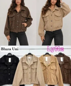 Kurtki Damskie WŁOSKA,Size uni,paczka 6szt, mix kolor