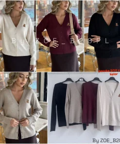 Swetry Damskie WŁOSKA,Size uni,paczka 6szt, mix kolor