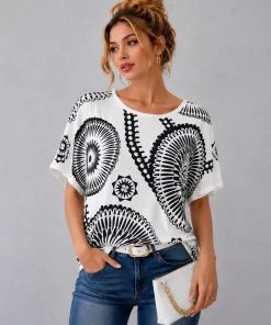 Bluzki Damskie,Size 2xl/3xl-4xl/5xl,paczka 12szt, mix kolor