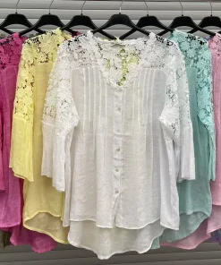 Bluzki Damskie WŁOSKA,Size uni,paczka 6szt, mix kolor