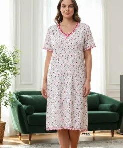 Koszule nocne damskie,size m-3xl, Paczka 10szt ,mix kolor