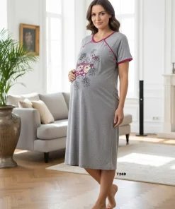 Koszule nocne damskie,size s-2xl, Paczka 10szt ,szary kolor