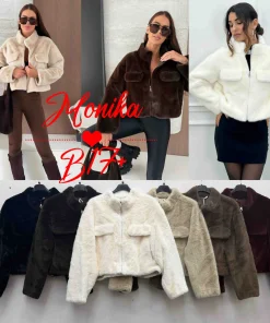 Kurtki damskie , WŁOSKA,Size uni ,paczka 6 szt mix kolor