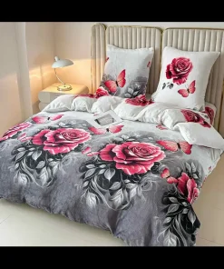 Komplet Pościeli,rozmiar :200cmX220c,m+25cm,Paczka 3szt ,1kolor