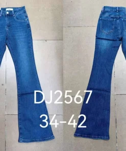 Jeansy Damskie,size 36-42,Paczka 12szt ,1kolor
