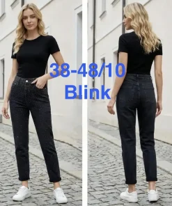 Jeansy damskie,size 38-48,paczka 10szt, 1 kolor