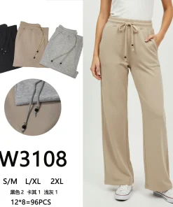 Spodnie Damskie,Size s/m-2xl,paczka 12szt, mix kolor