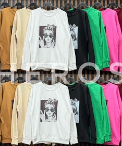 Bluzy damskie, size uni,paczka 6szt,mix kolor