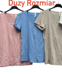 Bluzki damskie WŁOSKA,Size uni ,paczka 6 szt mix kolor