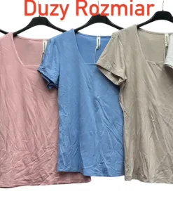 Bluzki Damskie WŁOSKA,Size uni,paczka 6szt, mix kolor