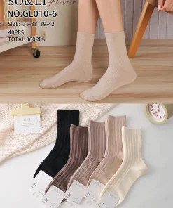 Skarpety Damskie,size 35-42,Paczka 40szt ,mix kolor