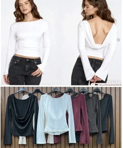 Bluzki damskie, size uni ,paczka 6szt,mix kolor