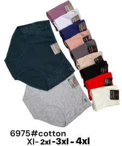 Majtki Damskie,size xl-4xl,paczka 24szt, mix kolor