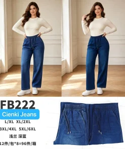 Jeansy Damskie,size l/xl-5xl/6xl,Paczka 12szt,mix kolor