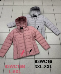 Kurtki damskie,size 3-8xl,paczka 6szt ,1kolor