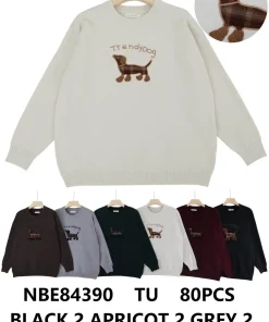Swetry damskie,size uni,Paczka 10szt ,mix kolor