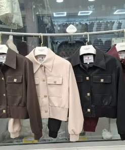 Kurtki skórzane Damskie ,size s-xl,paczka 5szt ,1kolor