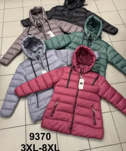 Kurtki damskie,size 3-8xl,paczka 6szt ,1kolor