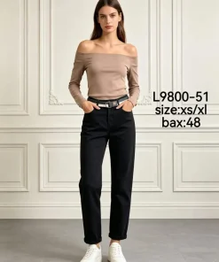 Jeansy Damskie, size xs-xl,Paczka 12szt, 1 kolor