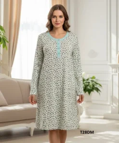 Koszule nocne damskie,size m-3xl, Paczka 10szt ,jasny kolor