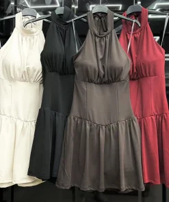 Sukienki Damskie WŁOSKA,Size uni,paczka 6szt, mix kolor