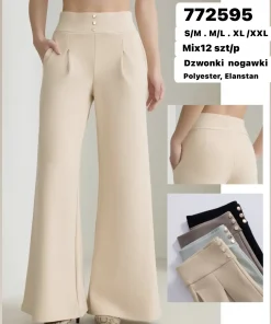 Spodnie Damskie,size s/m-xl/2xl,Paczka 12szt ,mix kolor
