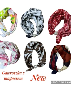 Szaliki damskie,paczka 12 szt, mix kolor