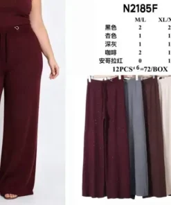 Spodnie Damskie,size m/l-xl/2xl,paczka 12szt,mix kolor