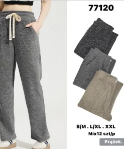Spodnie Damskie, size s/m-2xl,Paczka 12szt ,mix kolor