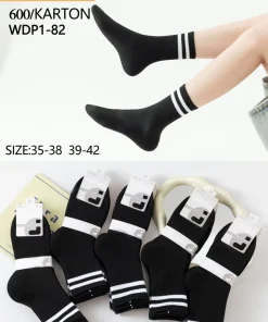 Skarpety Damskie,size 35-42,Paczka 40szt ,1 kolor